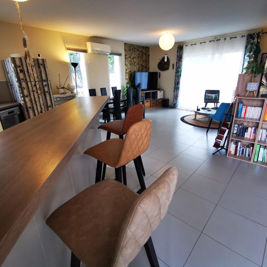 Cool Mediterranean Life 8 People Jacuzzi Barbecue Gametrampoline 2 Parking Villa Beziers Luaran gambar